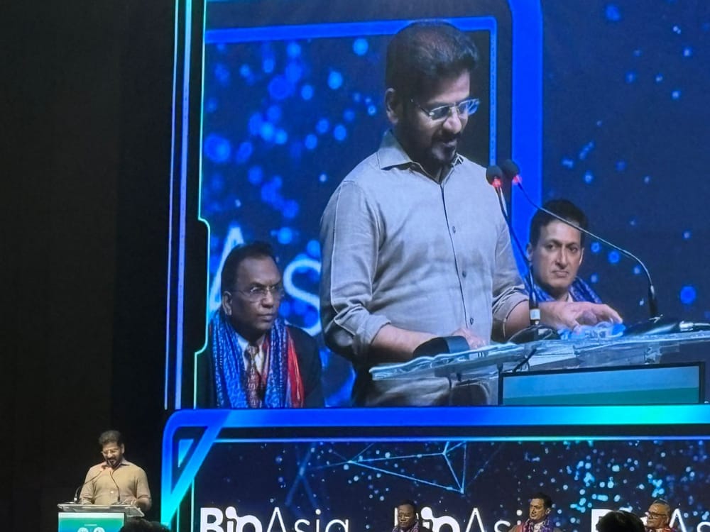 Speakers on stage at BioAsia 2026
